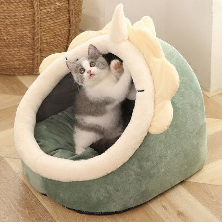 Semi-enclosed Removable And Washable Cat House