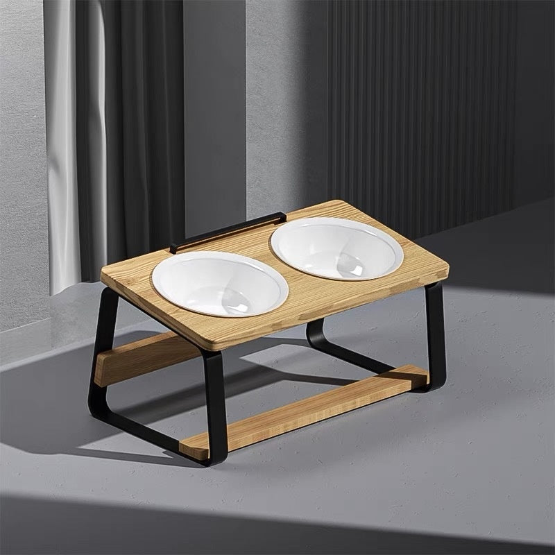 Ceramic Double Bowl Protect Cervical Spine