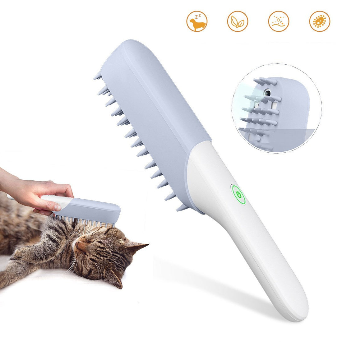 Pet Silicone Massage Brush Deodorant Sterilization Comb