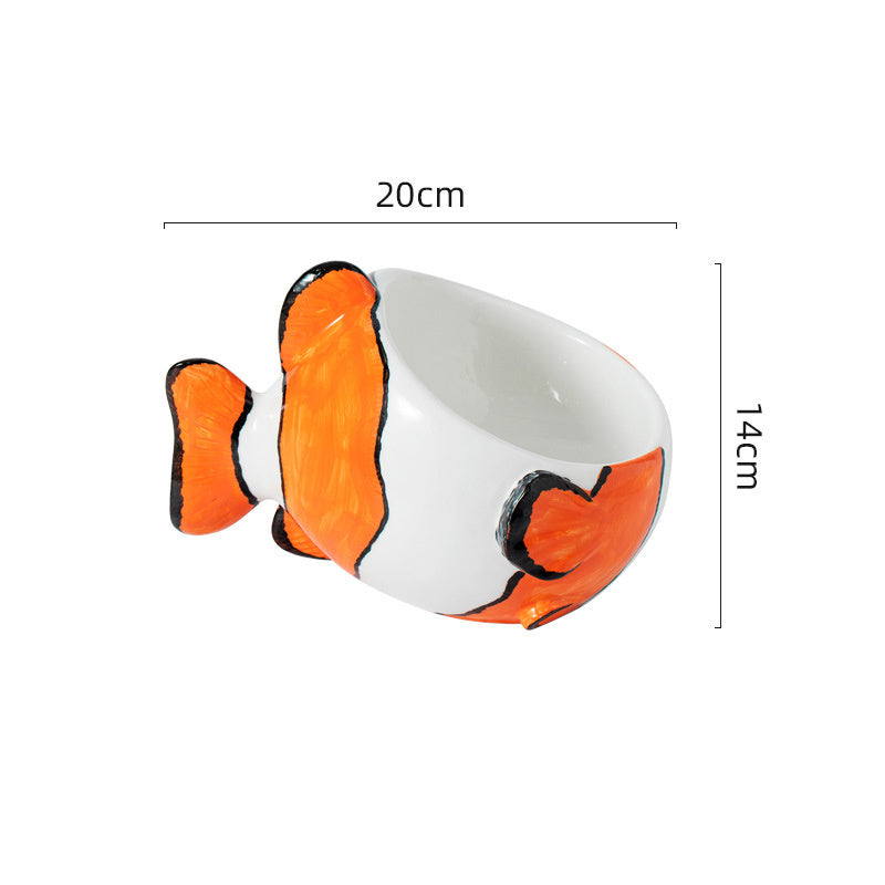 Ceramic Cat Bowl Protects The Cervical Spine