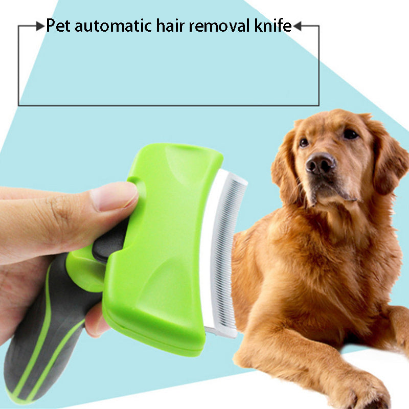 Grooming-Brush Deshedding-Tool Pet-Hair Remover