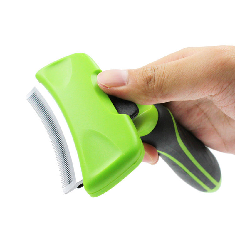Grooming-Brush Deshedding-Tool Pet-Hair Remover