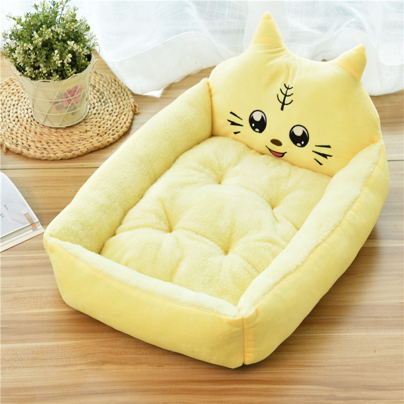 Warm Cozy Dog House Soft Fleece Nest Dog Baskets