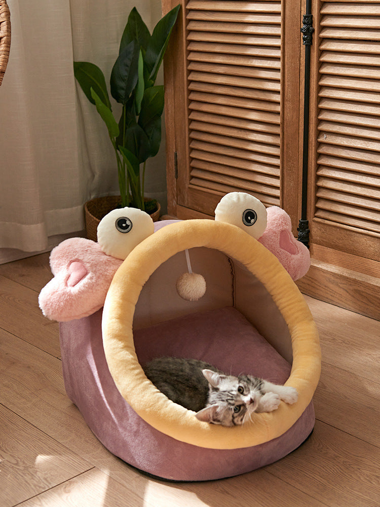 Cat Bed House Villa Removable And Washable