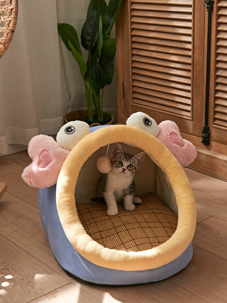 Cat Bed House Villa Removable And Washable