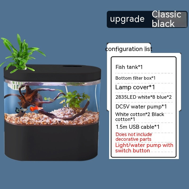 Ecological Landscape Desktop Self-circulation Fish Tank