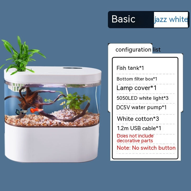 Ecological Landscape Desktop Self-circulation Fish Tank