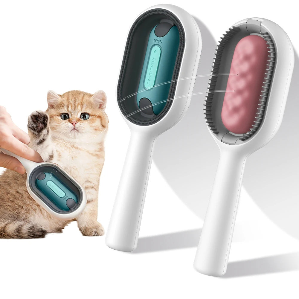Cat Hair Brush With Water, Sticky Brush For Cats