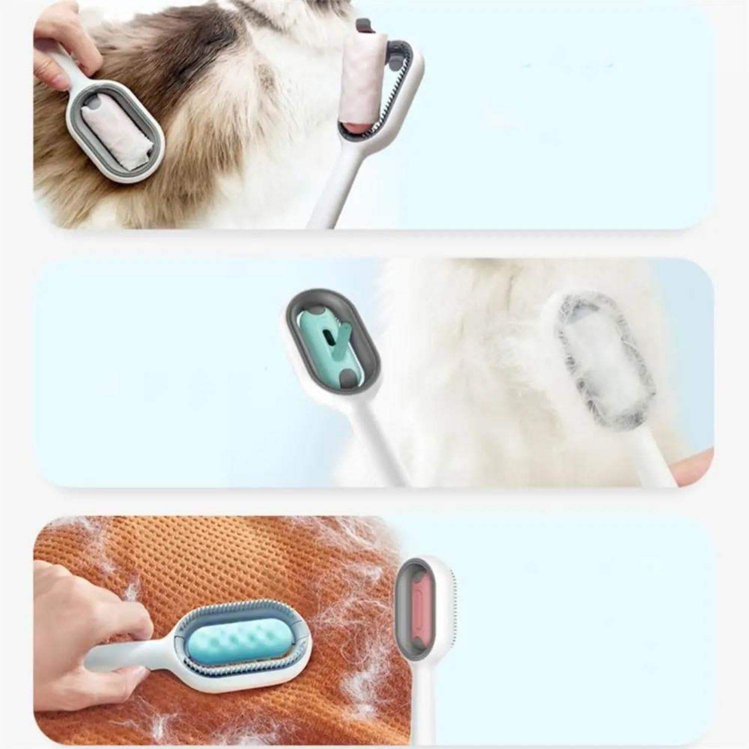 Cat Hair Brush With Water, Sticky Brush For Cats