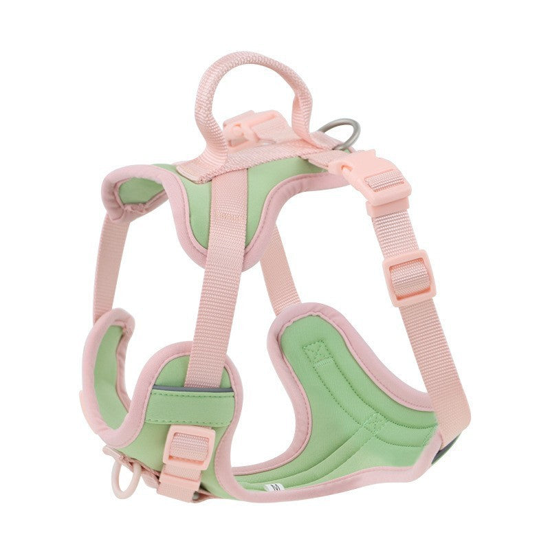 Dog Breast Strap Hand Holding Rope