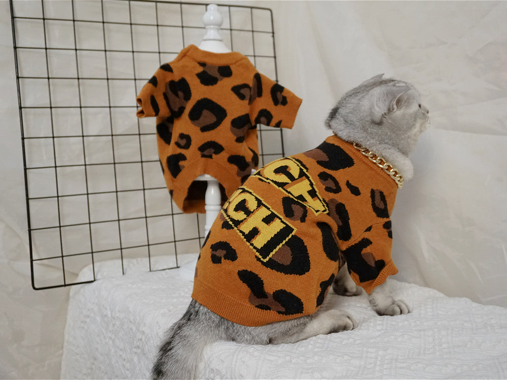 Autumn And Winter Knitted Wool Clothes For Pets