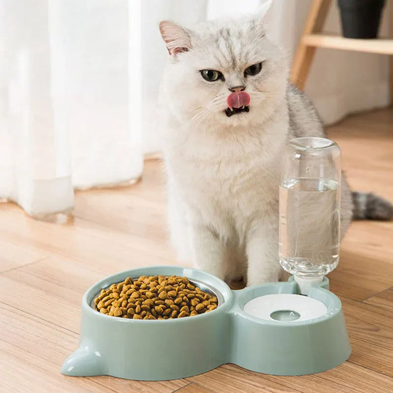 Automatic Food Water Feeder Container For Cats Dogs