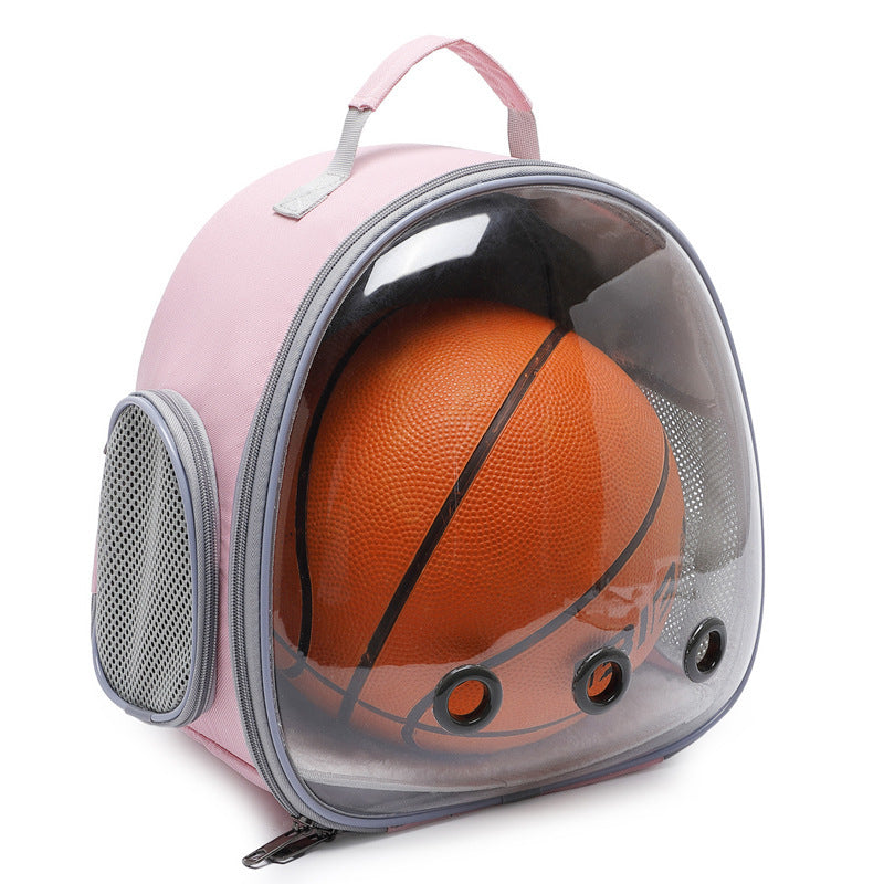 Pet Backpack Hamster Carrier Transparent Cage