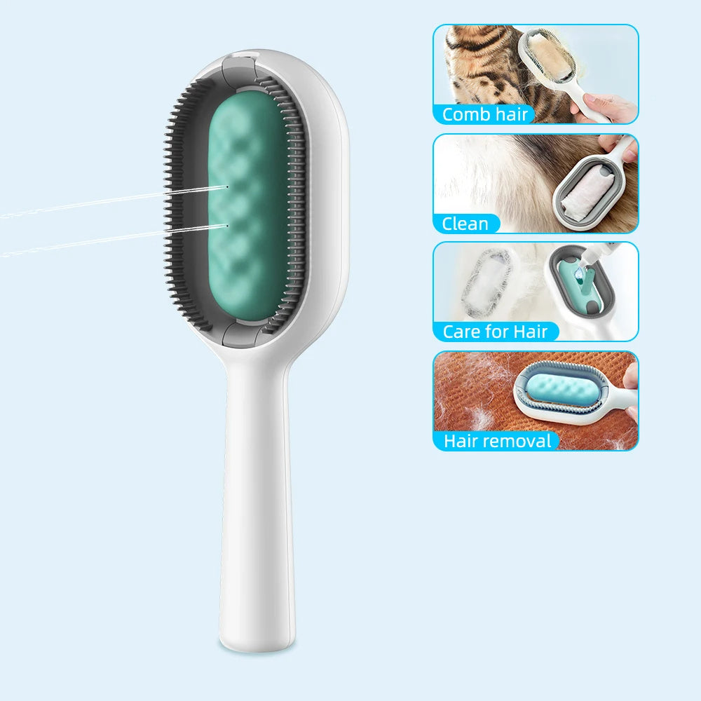 Cat Hair Brush With Water, Sticky Brush For Cats