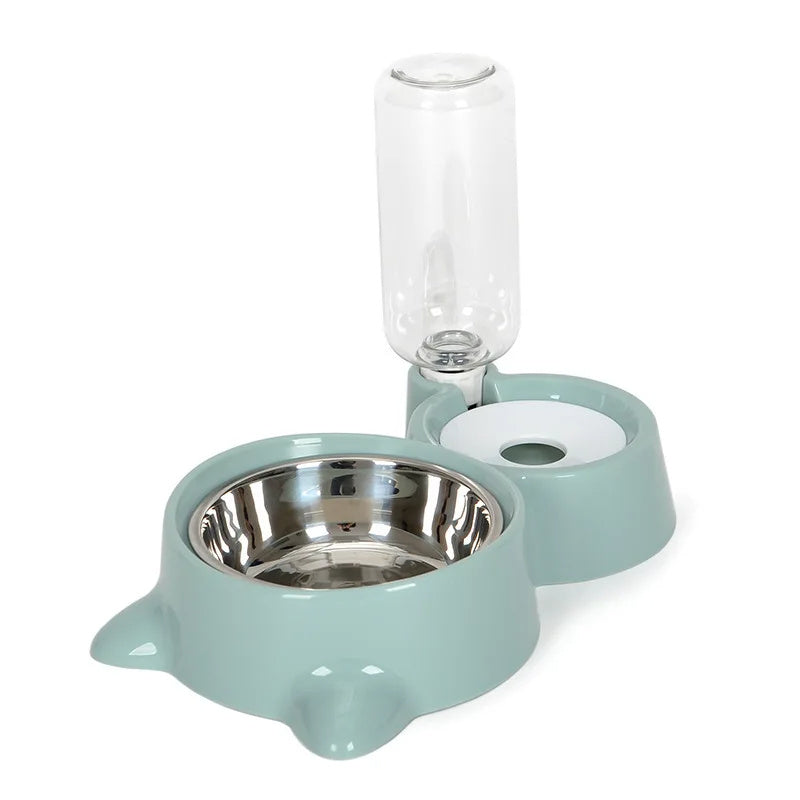 Automatic Food Water Feeder Container For Cats Dogs