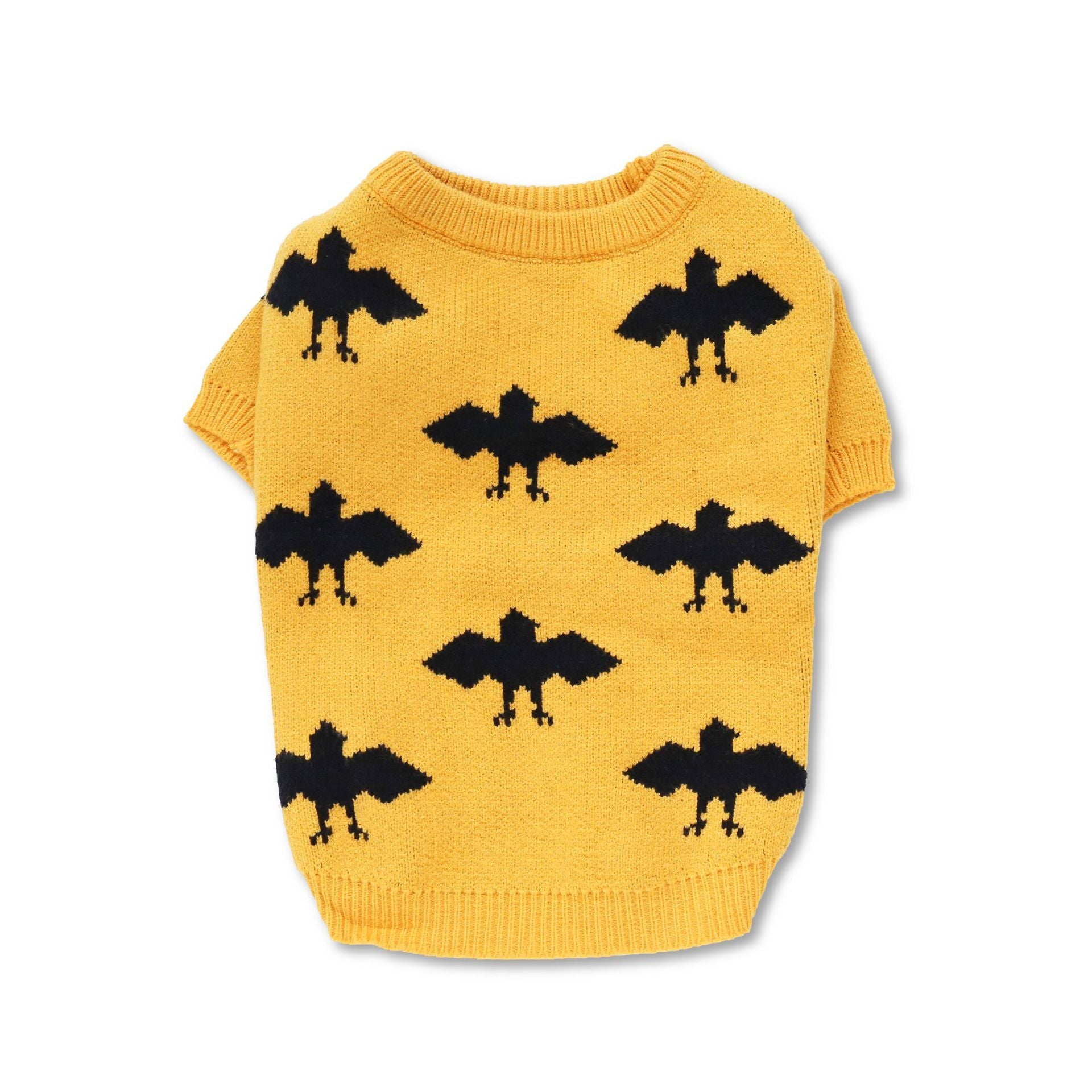 Bat warm core-spun yarn pet sweater