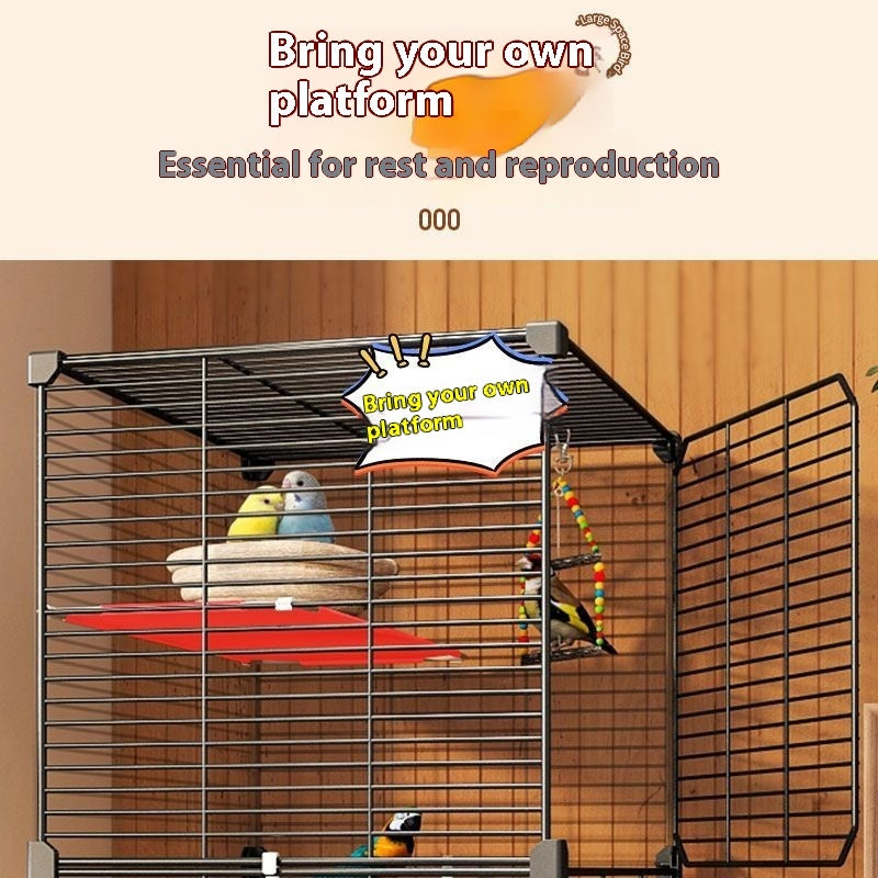 Parrot Cage New Splash-proof Home Ecological Villa