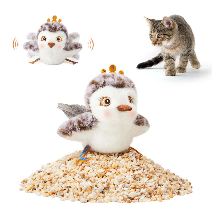 Automatic Flapping Bird Cat Toy USB Rechargeable