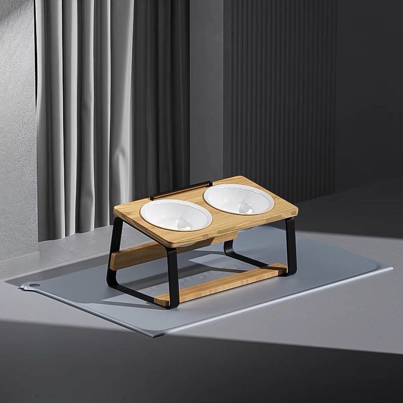 Ceramic Double Bowl Protect Cervical Spine