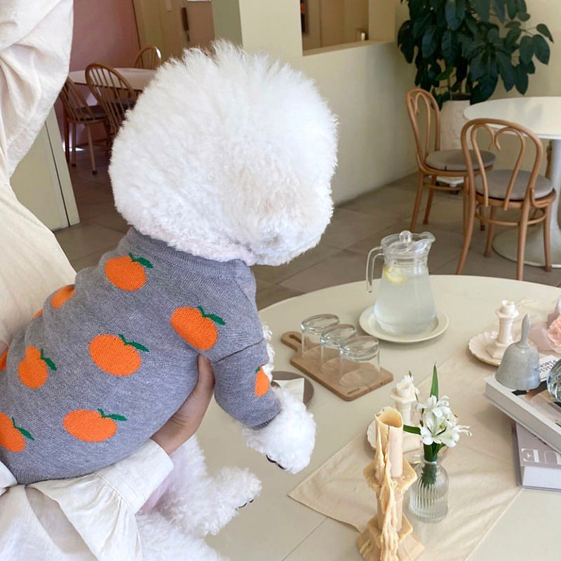 Autumn And Winter Pet Knitting Sweater Bomei