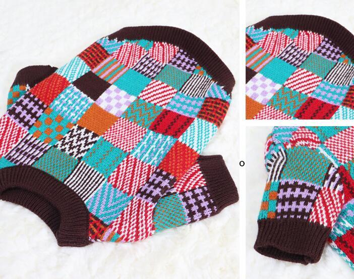 Fashion Pet Dog Beggar Outfit Contrast Sweater