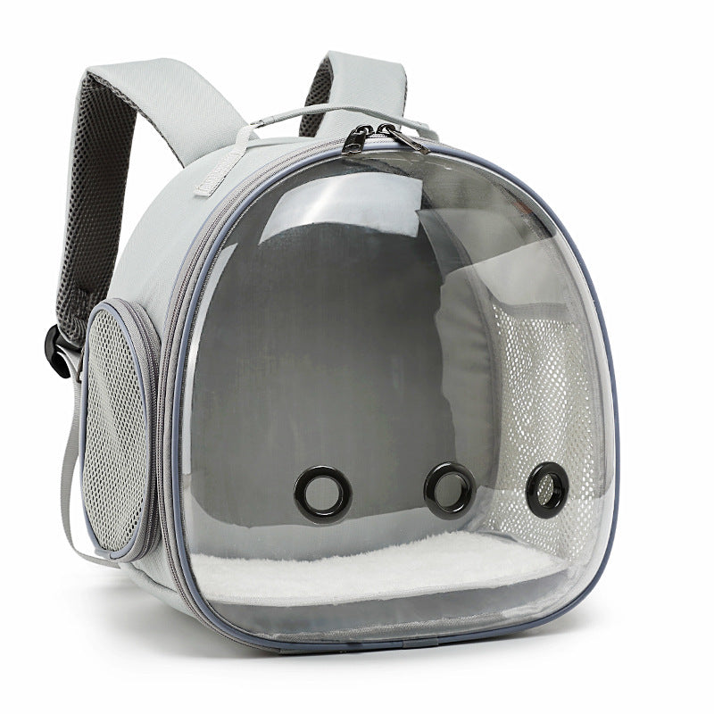 Pet Backpack Hamster Carrier Transparent Cage