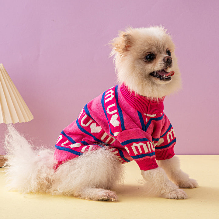 Thickened Double Layer Fashion Dog Clothing