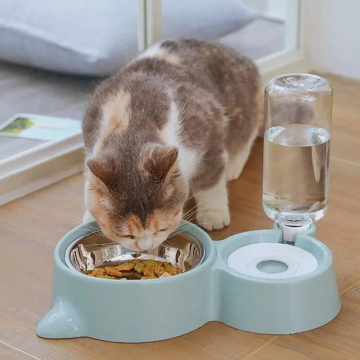 Automatic Food Water Feeder Container For Cats Dogs