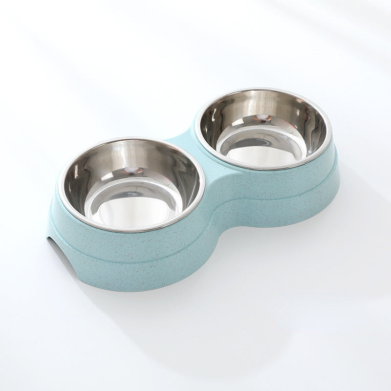 Stainless Steel Pet Drinking Dish Feeder Cat Puppy