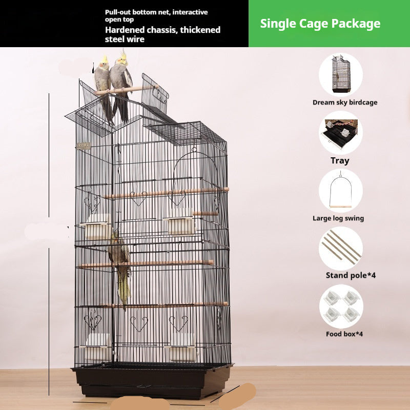 Super Large Luxury Parrot Cage Bird Cage