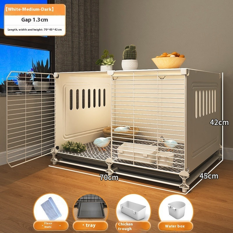 Chicken Cage Splash-proof Indoor Feeding Coop