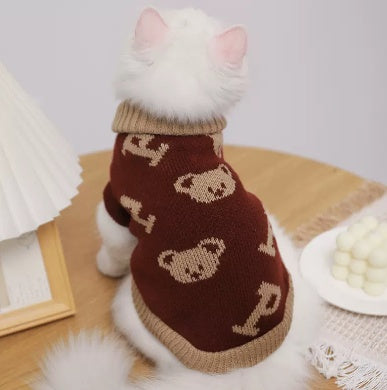 Autumn And Winter Sweaters For Anti Shedding Kittens