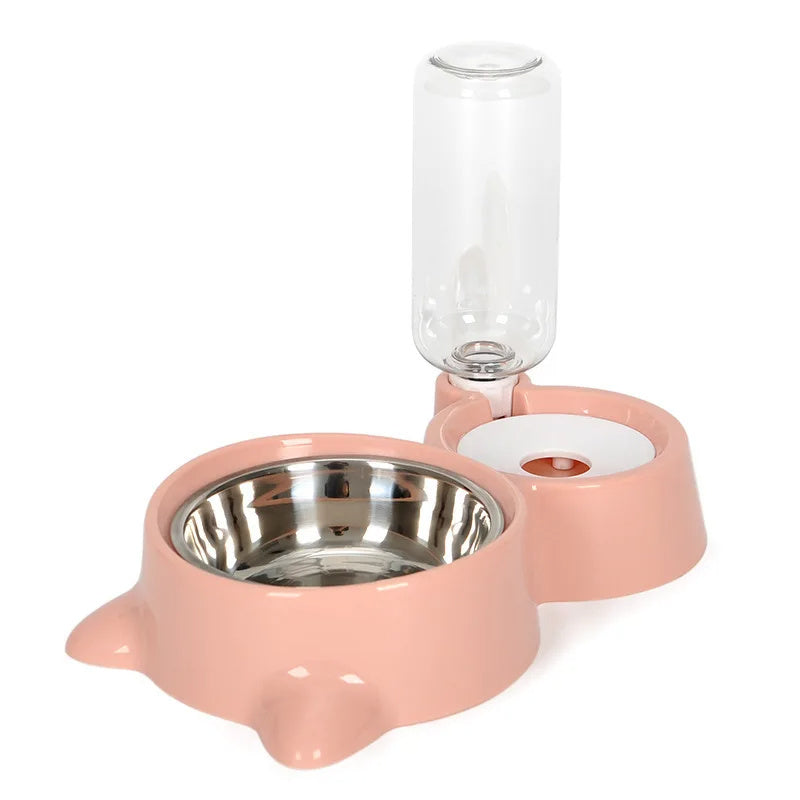 Automatic Food Water Feeder Container For Cats Dogs